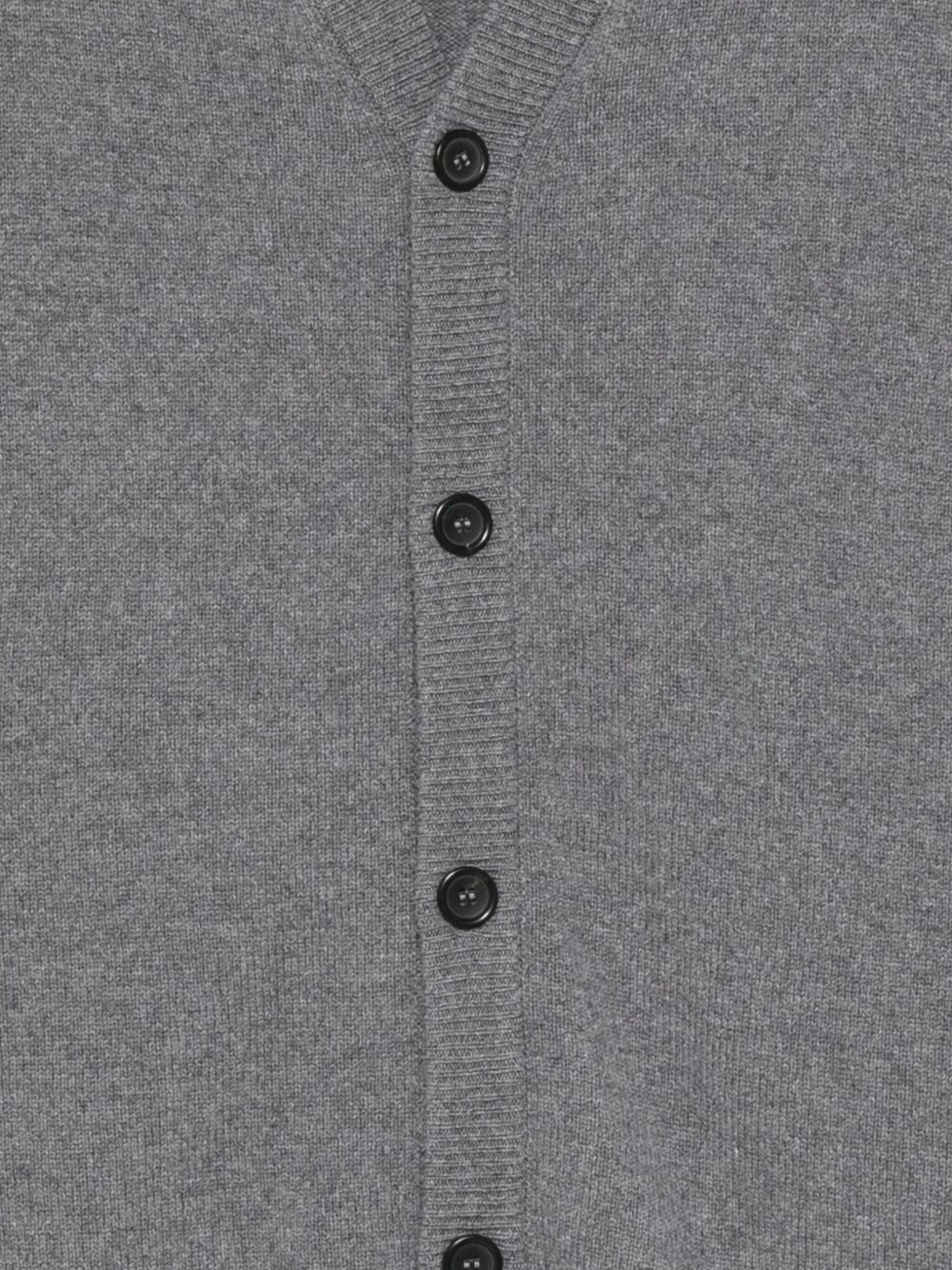 Paul Smith Classic Gray Cardigan With V-neck In Gray