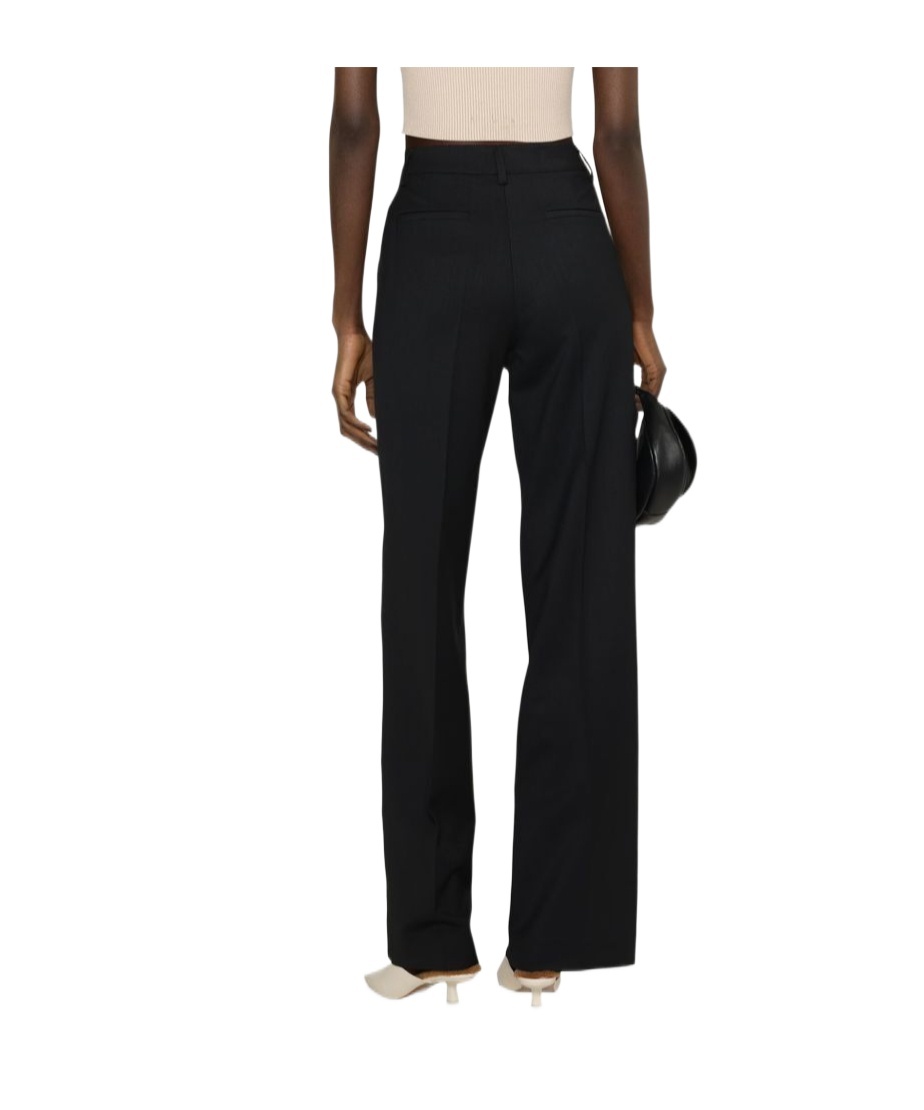 P.a.r.o.s.h Belt-loop Casual Pants In Black