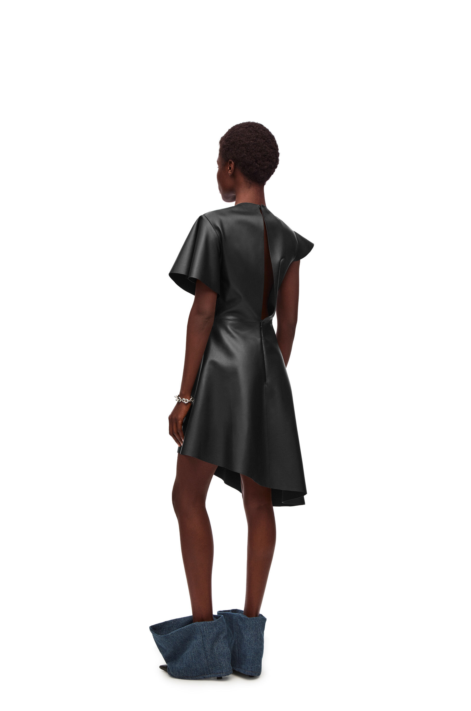 Loewe Asymmetrical Dress In Black