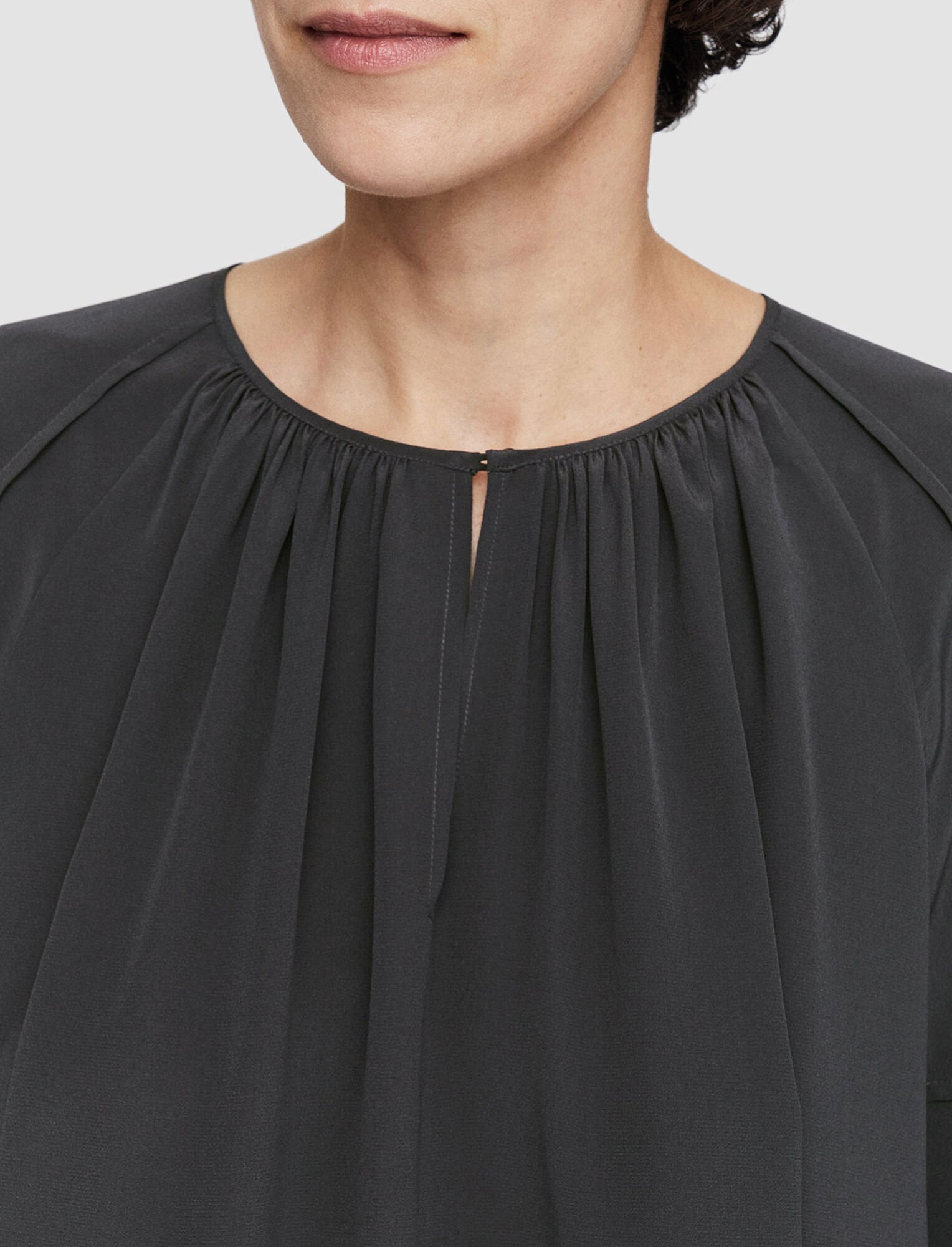 Joseph Long-sleeved Blouse In Black