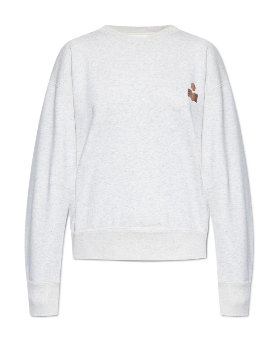 Isabel Marant Étoile Mobyla Logo Sweatshirt In White