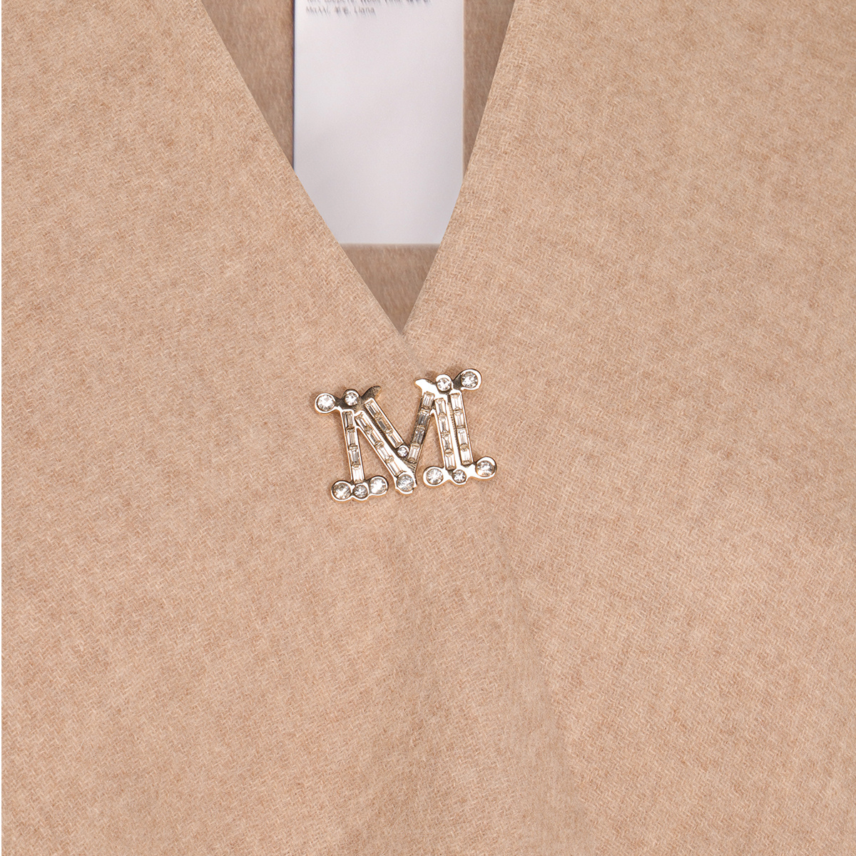 Max Mara V-neck Cape Coat