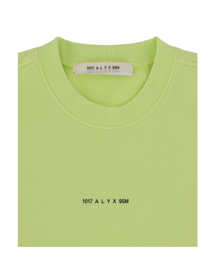 Alyx Logo-print Cotton Sweatshirt In Green