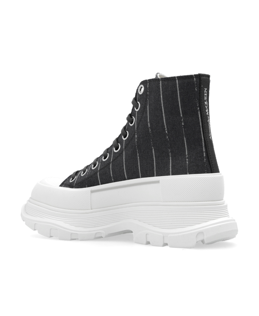 Alexander Mcqueen 70mm Lace-up Chunky Sneakers In White