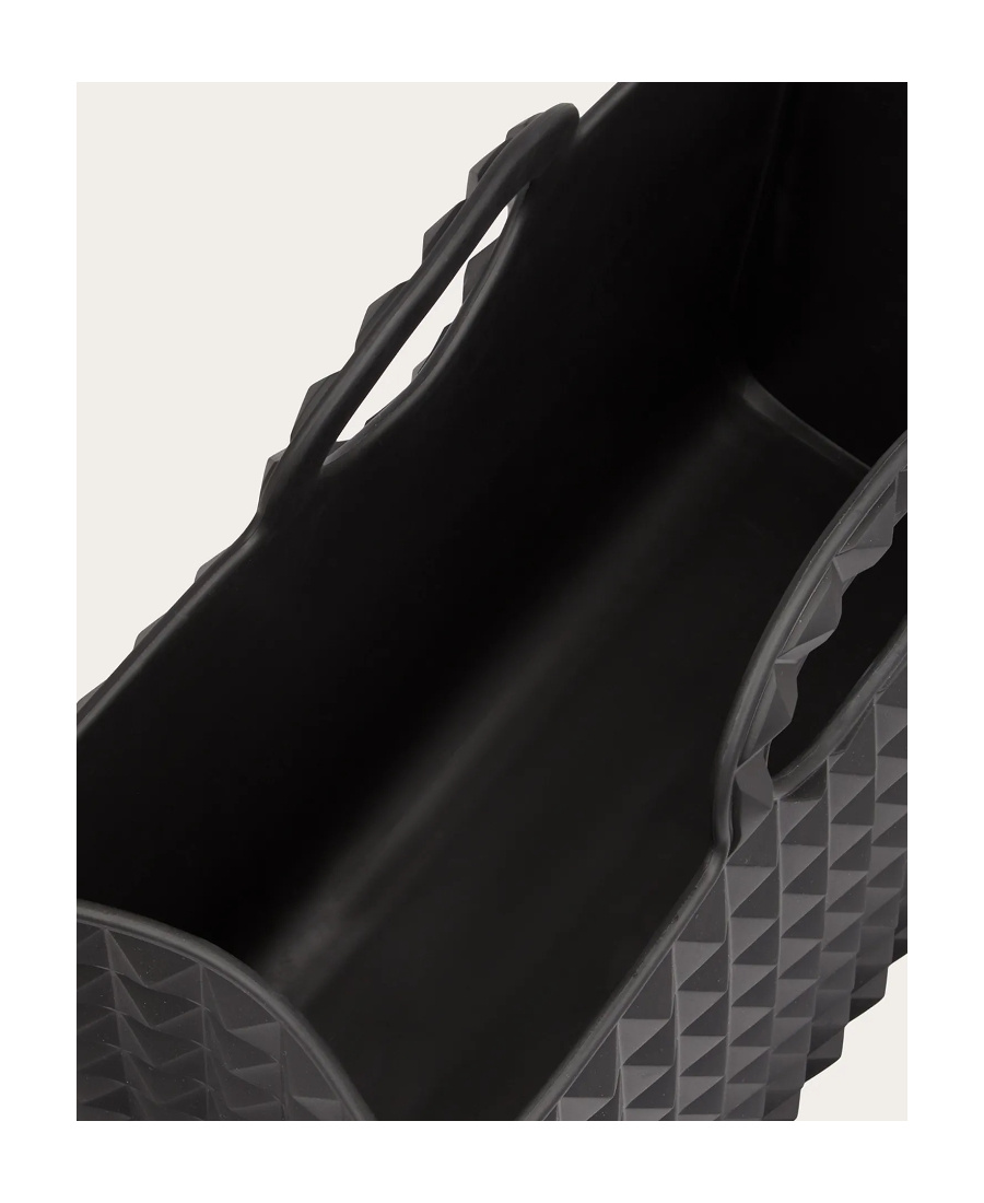 Valentino Strukturierter Shopper In Black