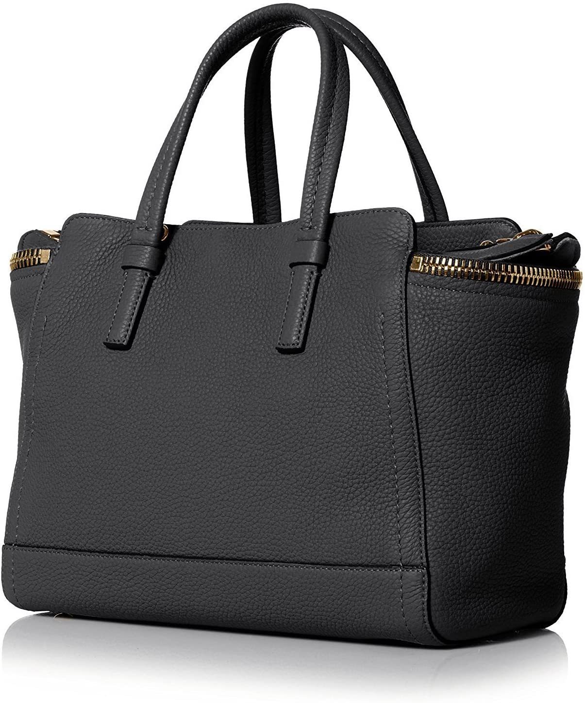 Ferragamo Black Logo Details Handbag In Black