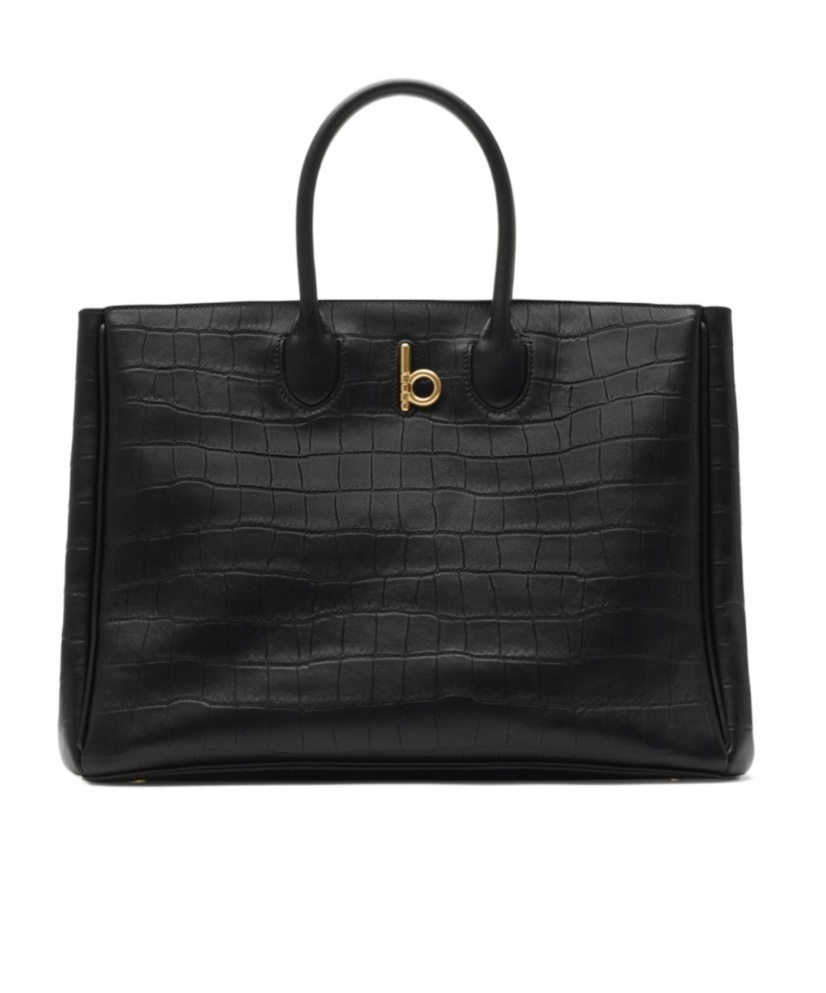 Burberry Rocking Horse Tote Bag Women In Black