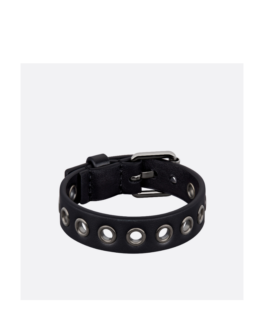 Dior Evolt Eyelet Bracelet In Black