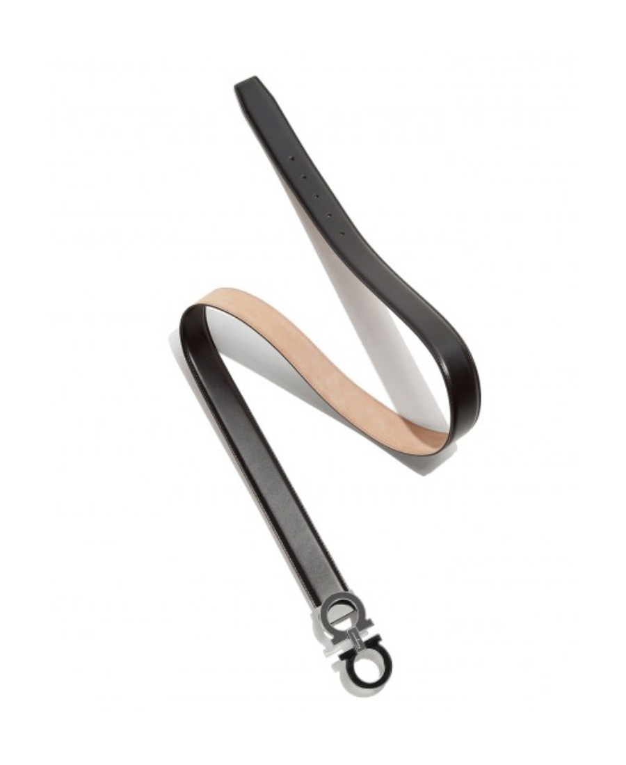 FERRAGAMO DOUBLE GANCINI BUCKLE BELT