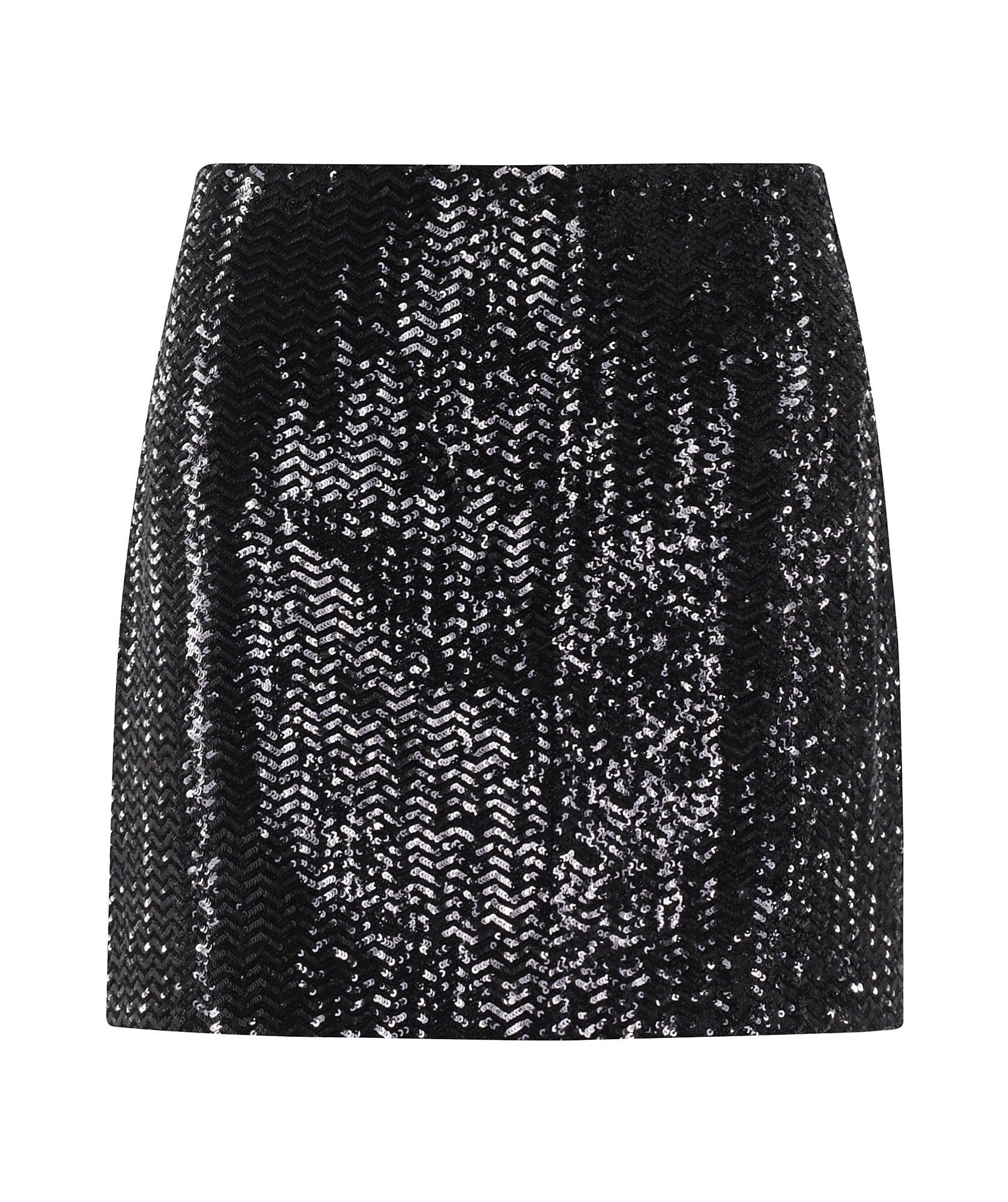 Shop Anine Bing Tierra Sequin Embellished Mini Skirt In Black