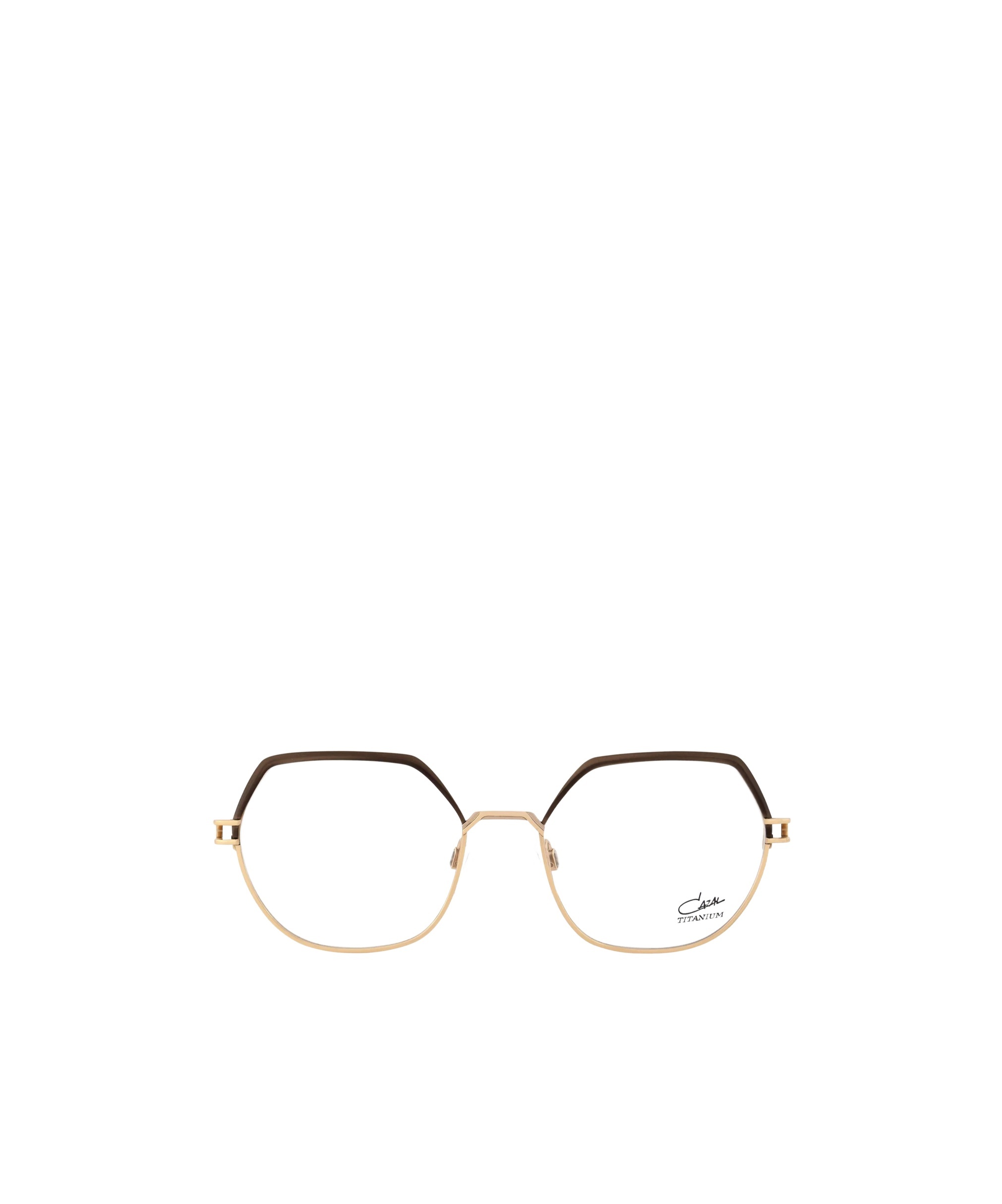 Cazal Perforated-detailing Oval-frame Glasses