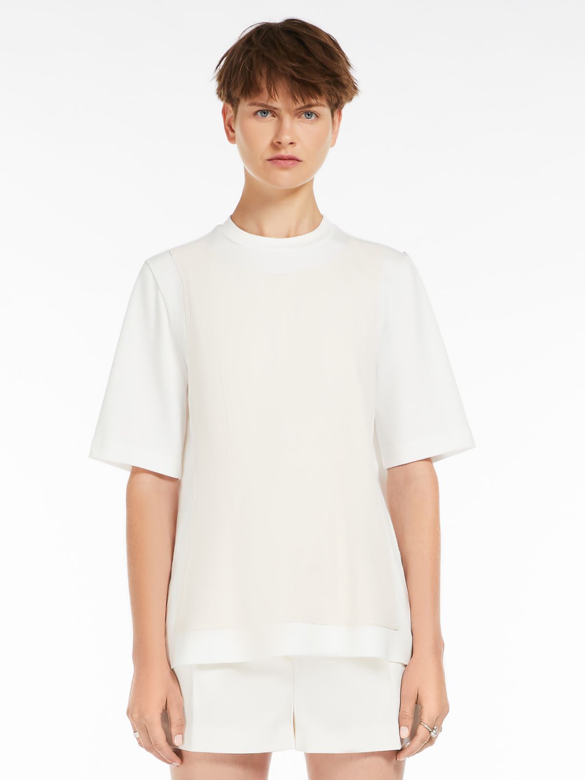 Sportmax Short-sleeved T-shirt In White