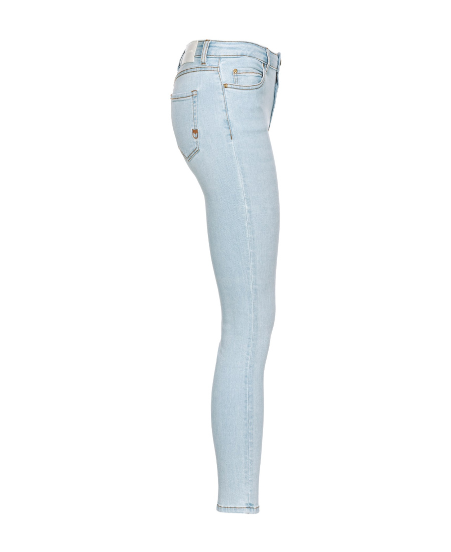 Pinko Sabrina Mid-rise Skinny Jeans In Blue