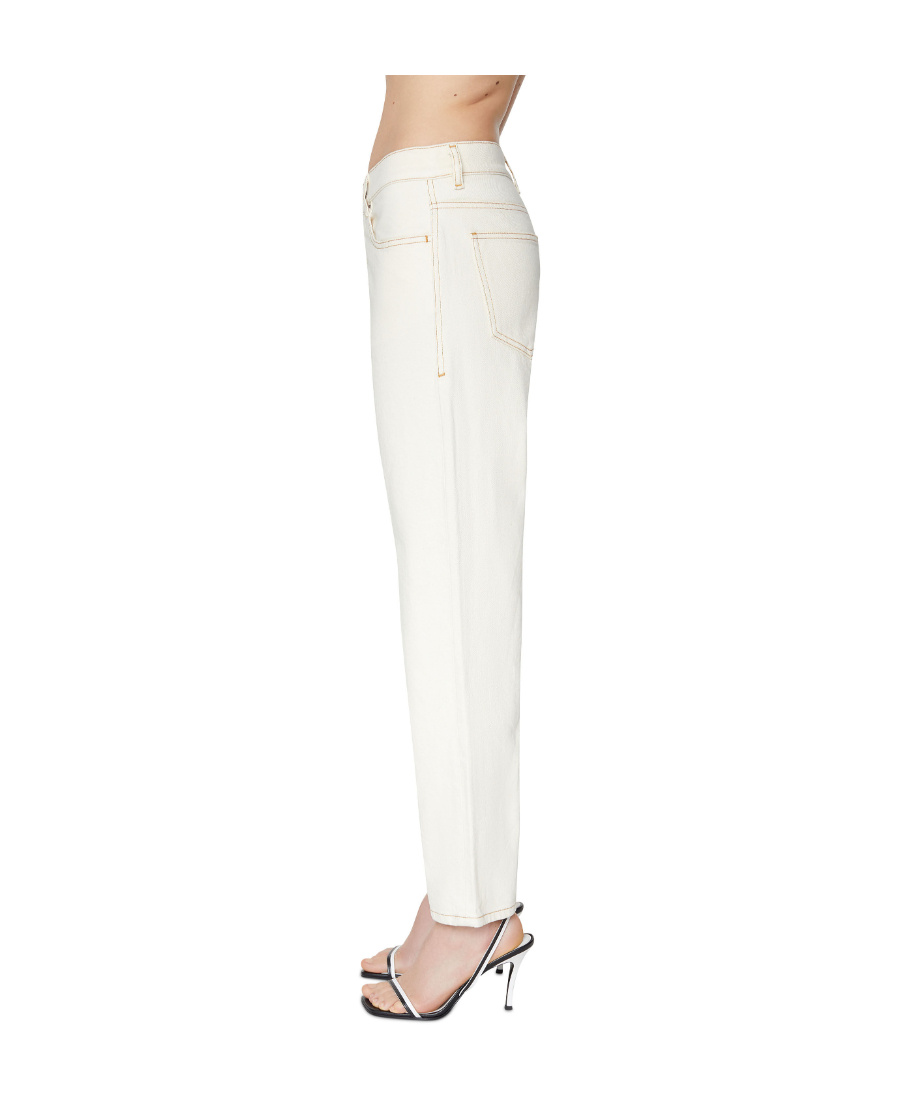 Shop Diesel 2000 Flared Jeans In White
