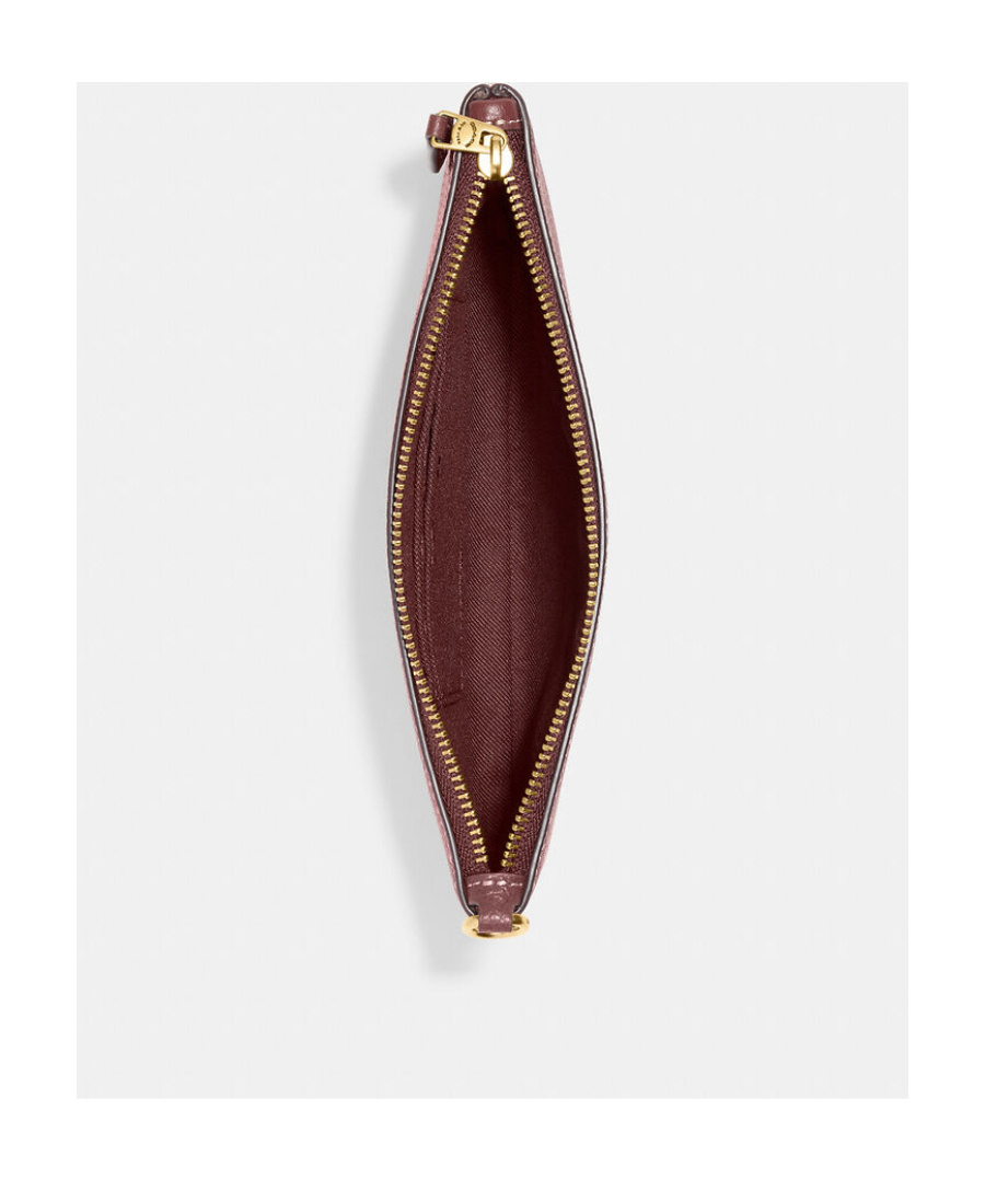 Coach Small Logo Clutch In Red