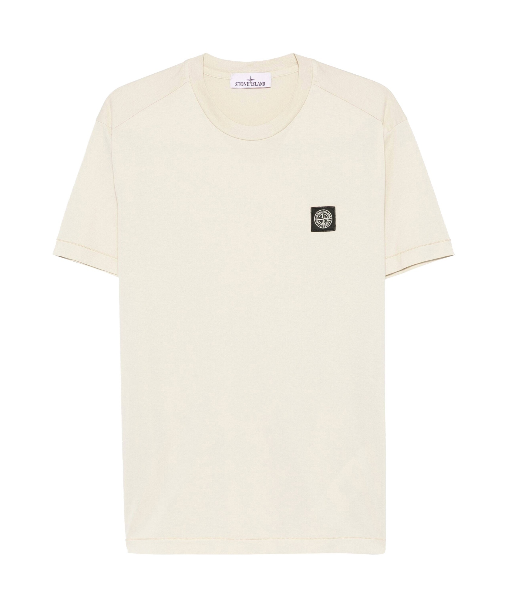 Shop Stone Island Lightweight-jersey T-shirt In Nude
