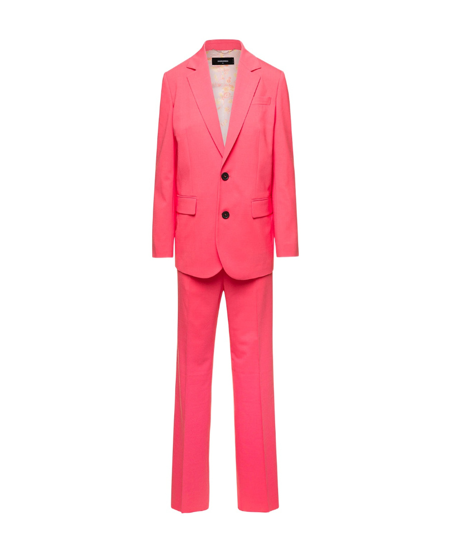 Dsquared2 Single-breasted Suit In Orange
