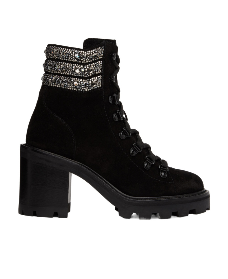 Jimmy Choo Esche 65 And Ankle Boots In Black