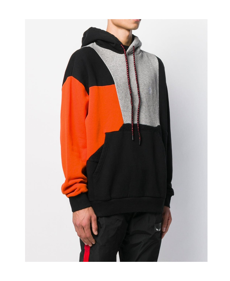 MARCELO BURLON COUNTY OF MILAN COLOR LACE-UP HOODED SWEATER