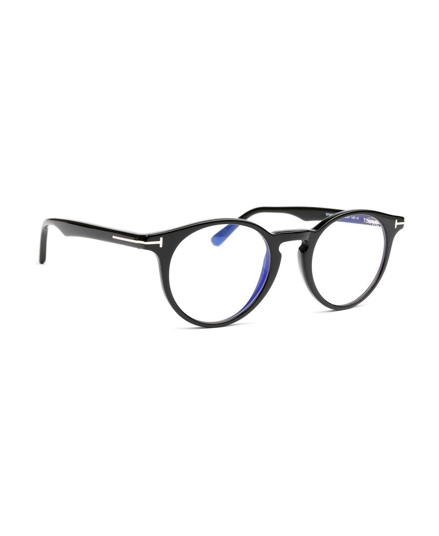 Tom Ford 53mm Square Blue Light Blocking Glasses In Black