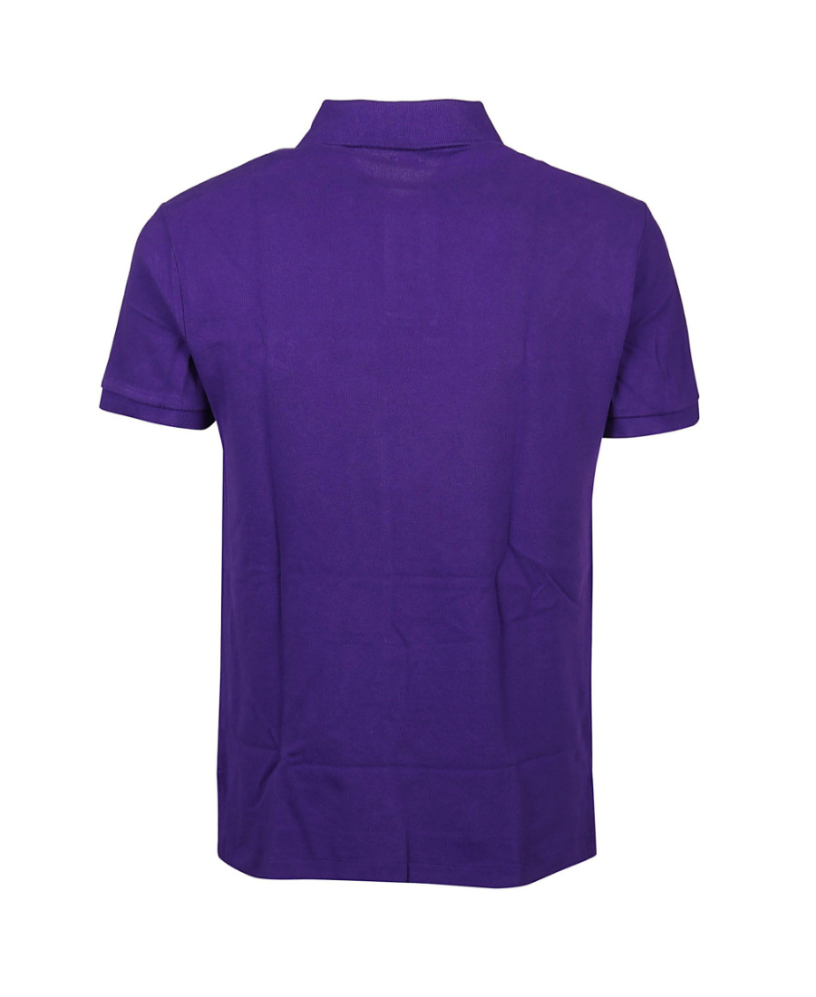Shop Polo Ralph Lauren Short Sleeve Embroidered Logo Polo Shirt In Blue