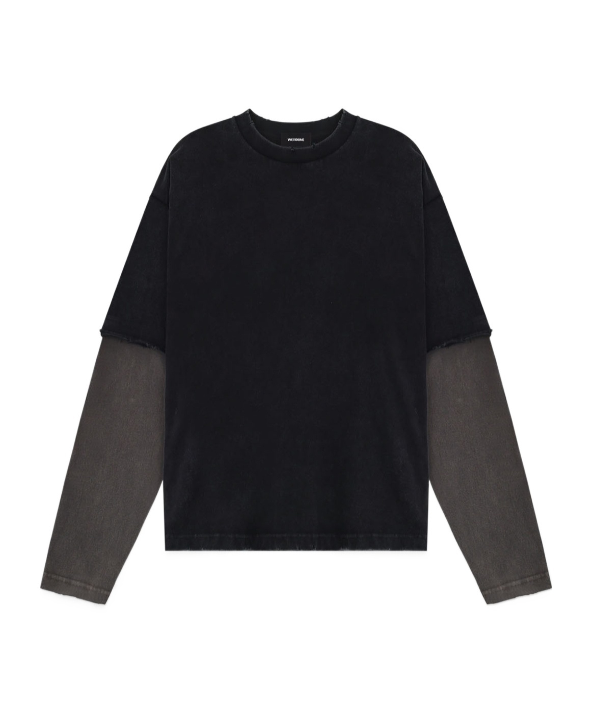 We11 Done Laminated T-shirt In Black