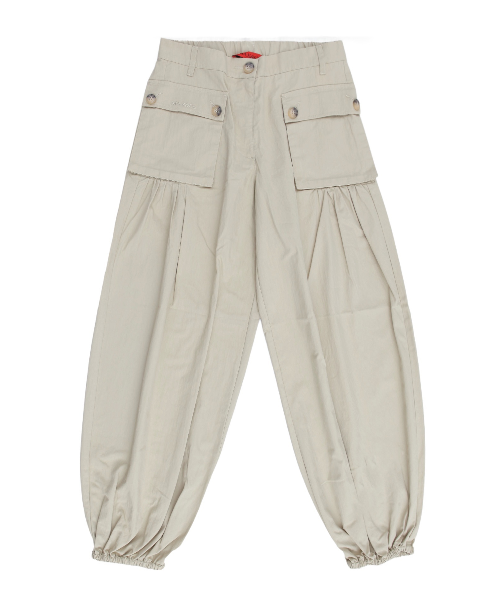 Maxco. Multi-pocket Pants In White