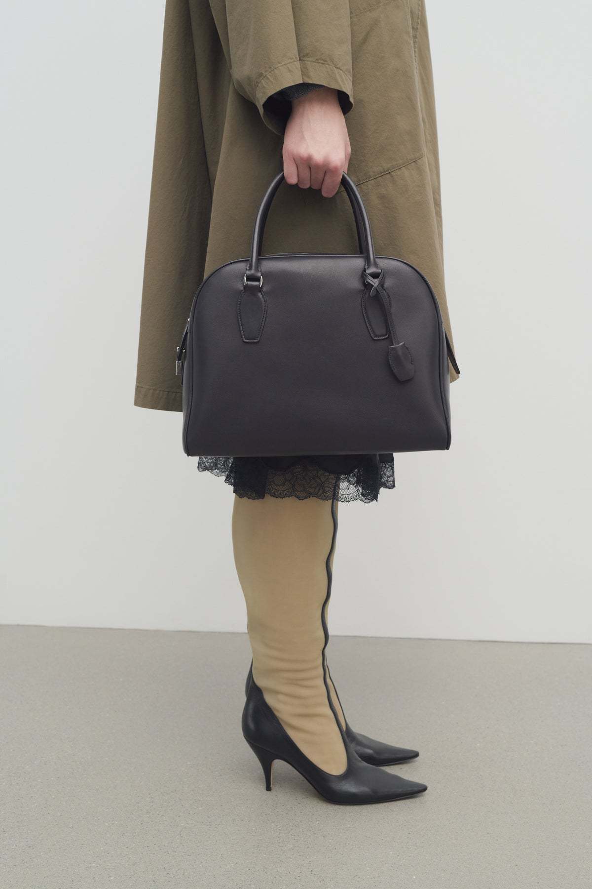 Shop The Row India 12.00 Bag In Black