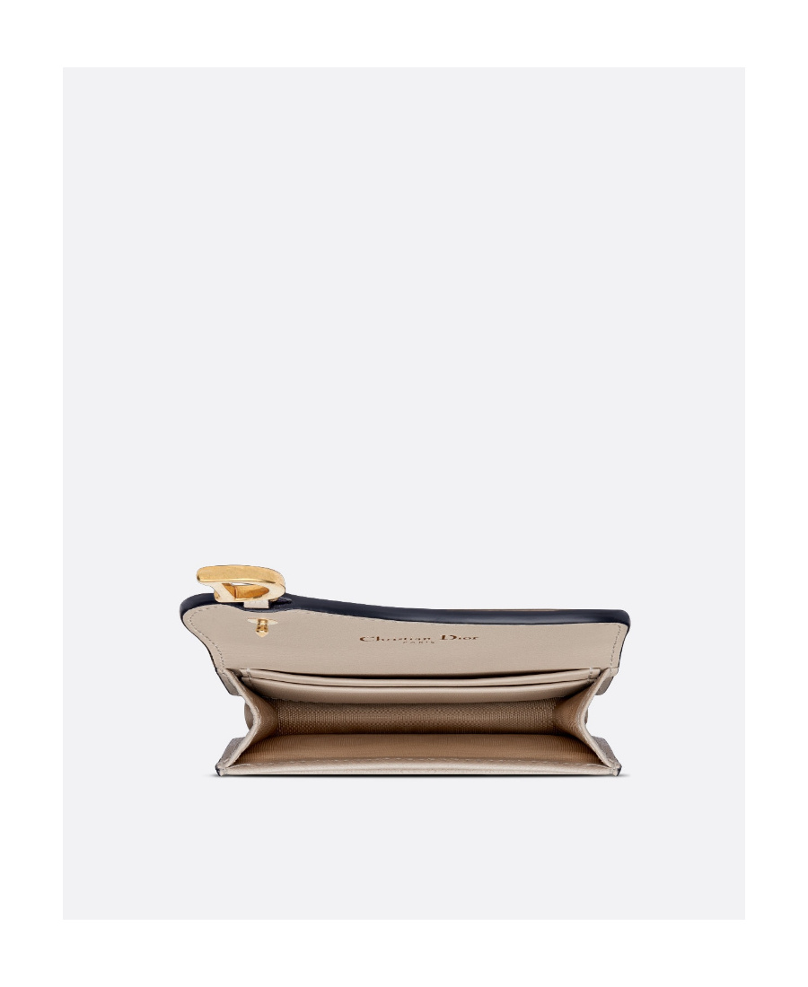 Dior Saddle Flip Clamp In Nude