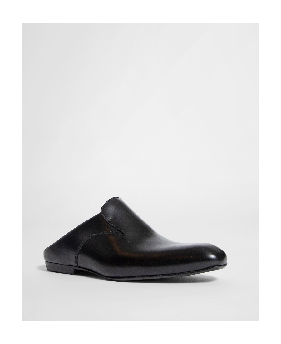Dries Van Noten Black Paneled Loafers In Black