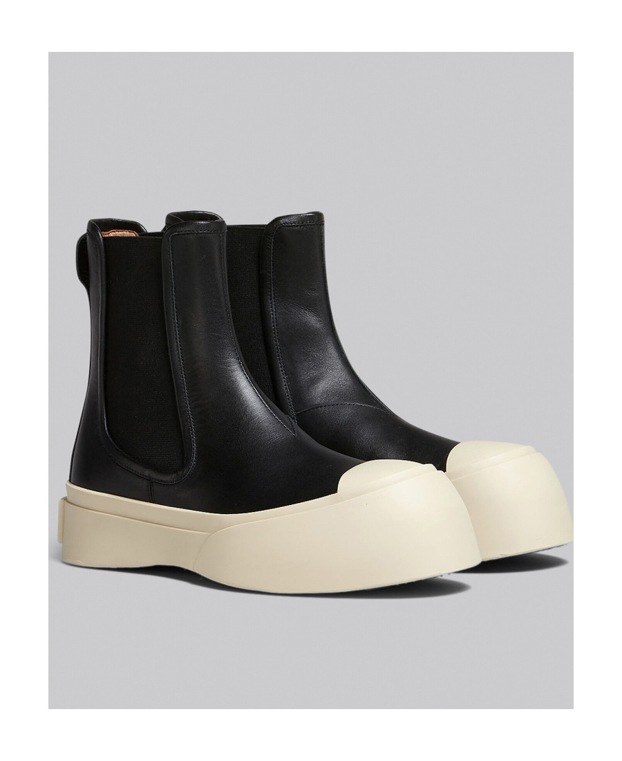 Marni Black Pablo Chelsea Boots In Black