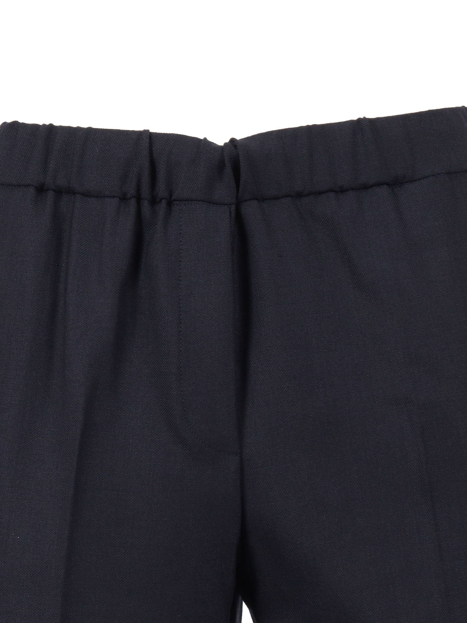 Antonelli High-waisted Black Trousers With Relaxed Fit In Black