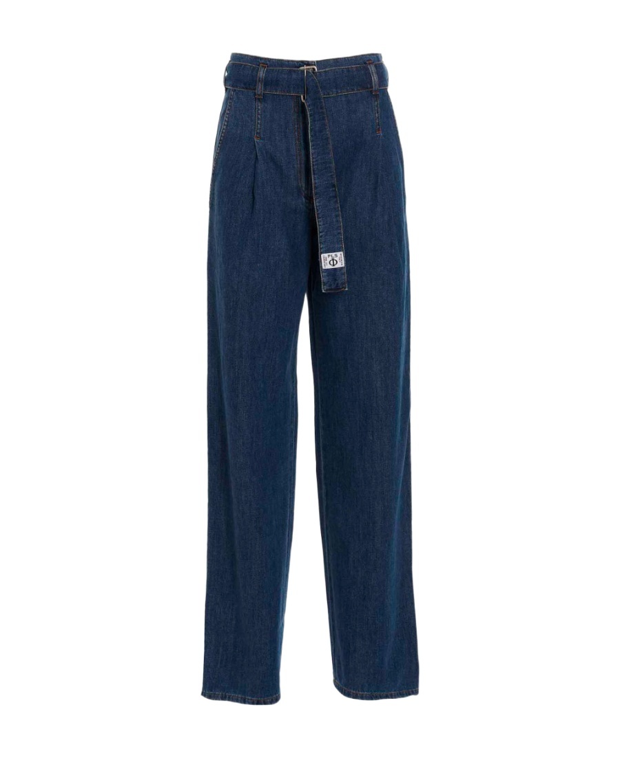 Philosophy Di Lorenzo Serafini High-waisted Straight-leg Jeans In Blue