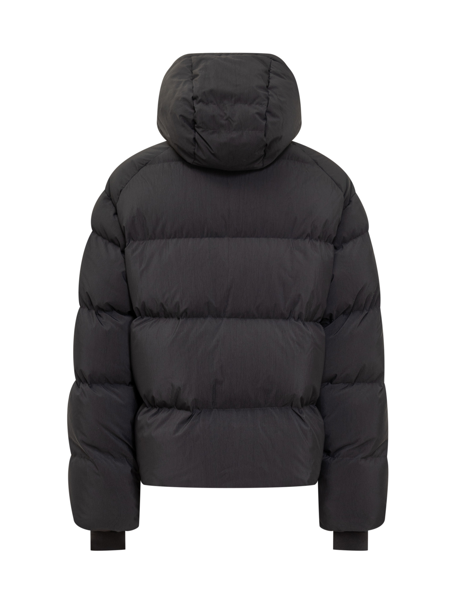 Y-3 Man Puffer Black Size Xxl Recycled Polyamide In Black
