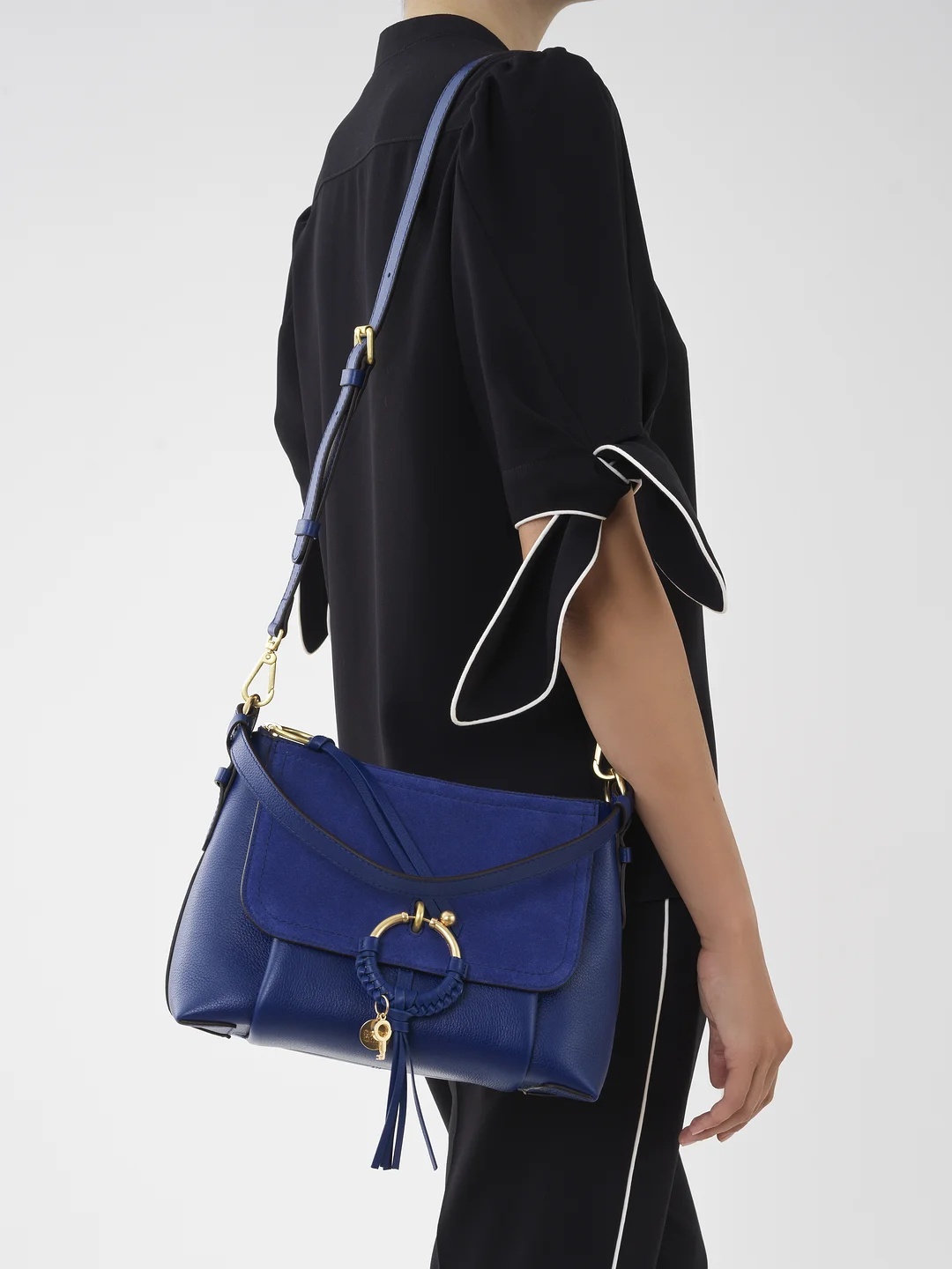 Shop See By Chloé Joan Small Shoulder Bag In Blue
