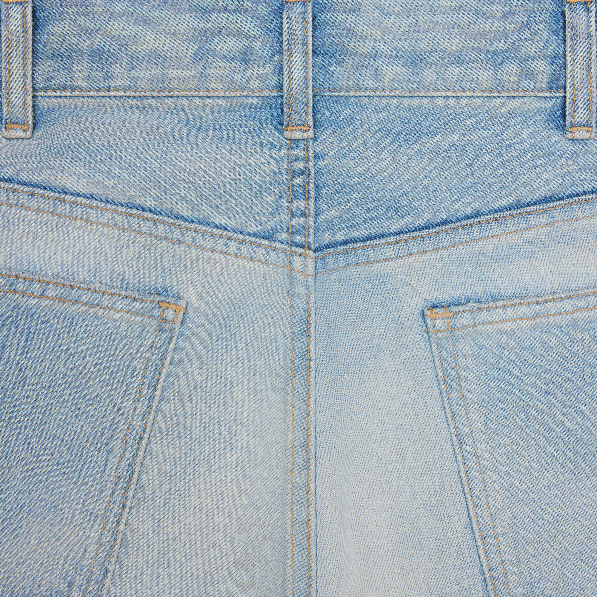 Celine Logo Jeans In Blue