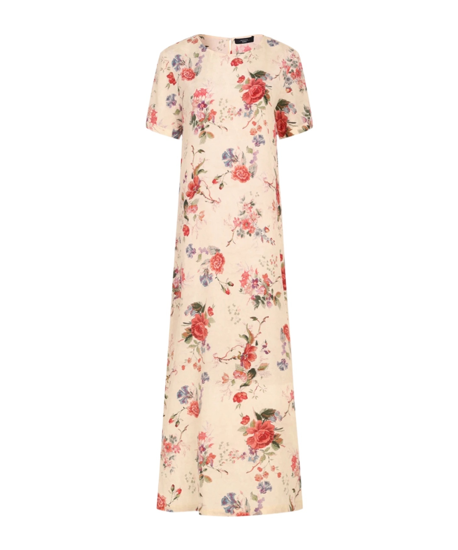 Weekend Max Mara Round Neck Dress In Brown