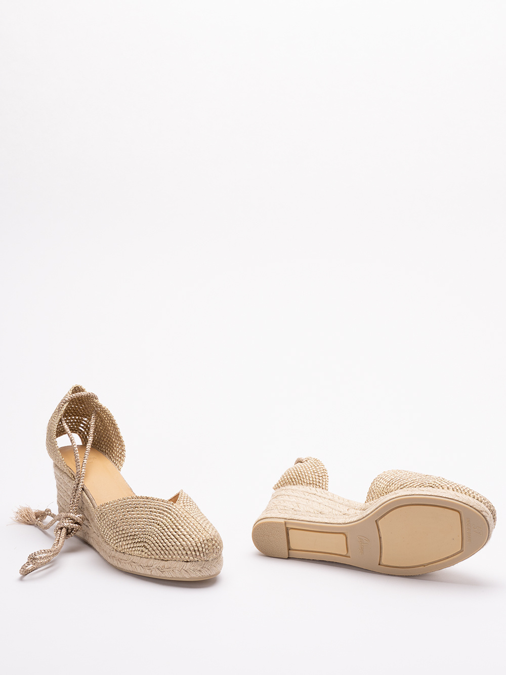Castaã±er Castañer Cora/6/256 Wedge Espadrilles In Brown