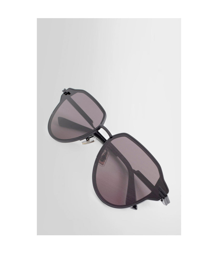 Bottega Veneta Logo Sunglasses In Gray