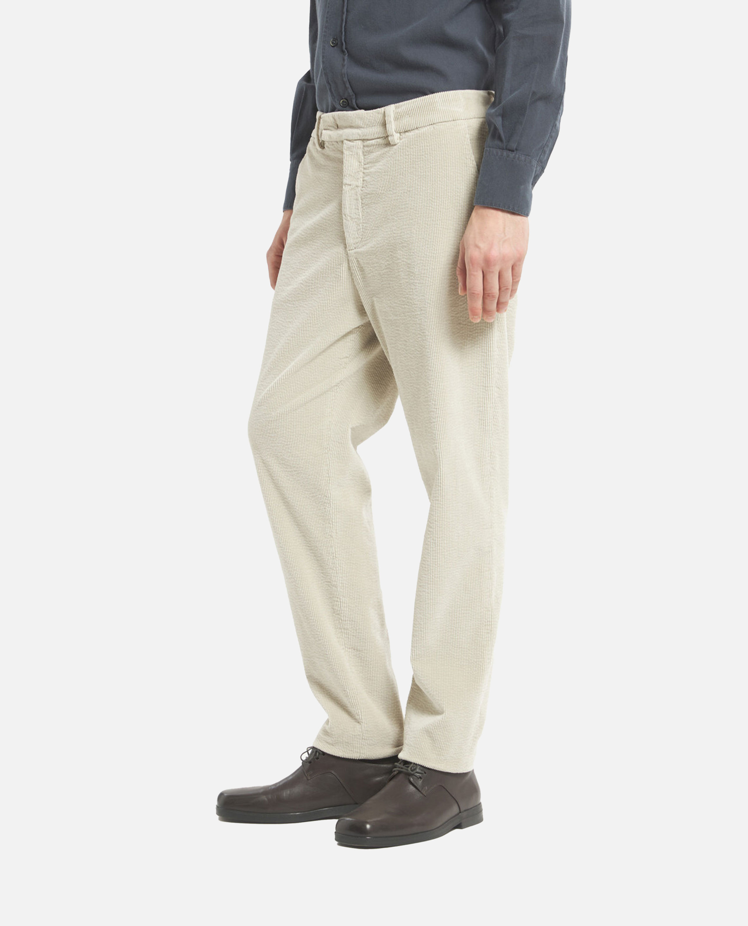Barena Venezia Slash-pocket Corduroy Trousers In Gray