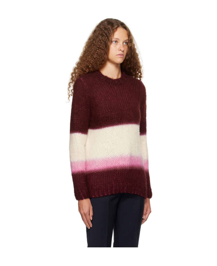 Gabriela Hearst Burgundy Lawrence Sweater In Brown