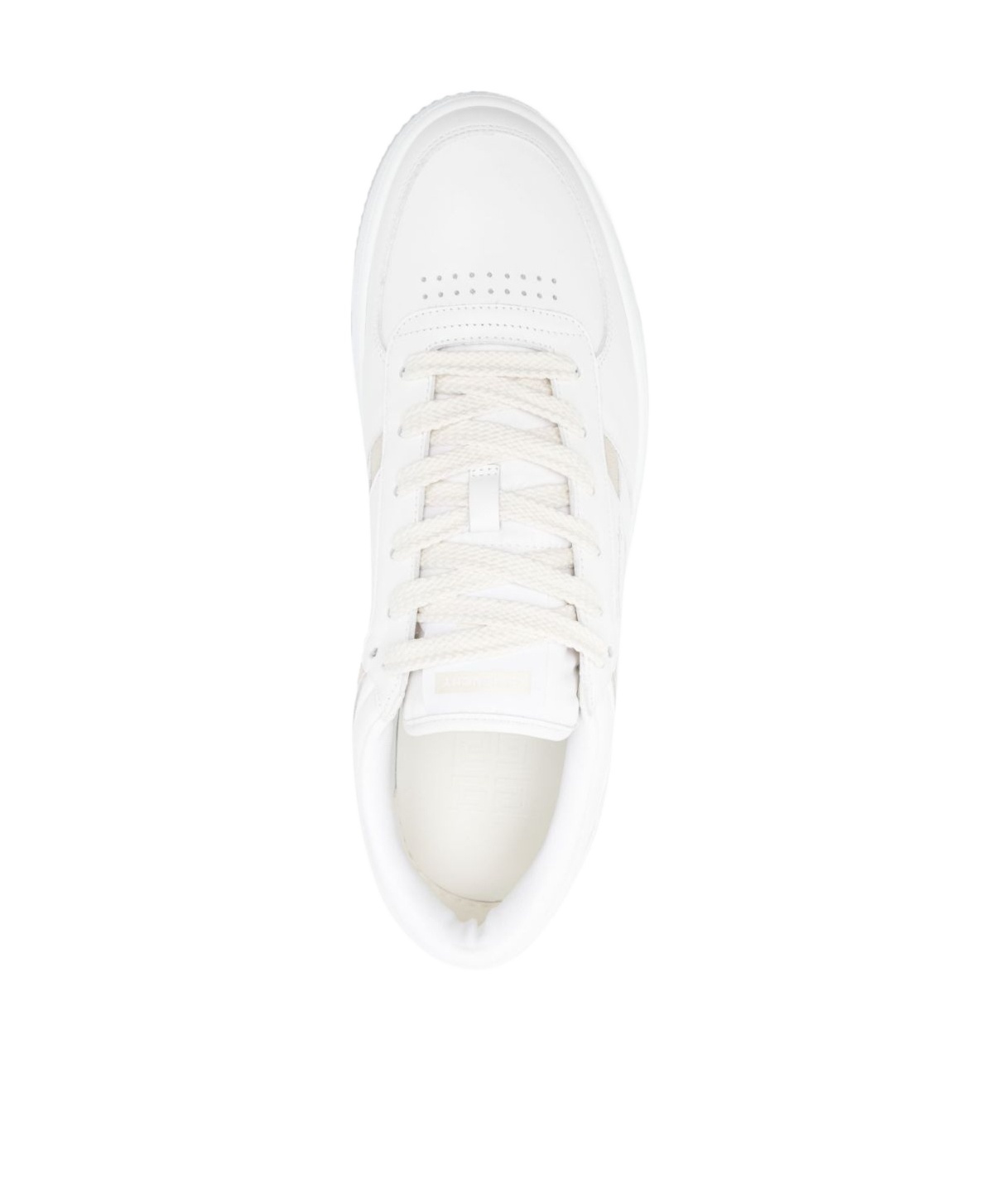 Shop Givenchy G Move Sneakers In Mixed Leathers In White