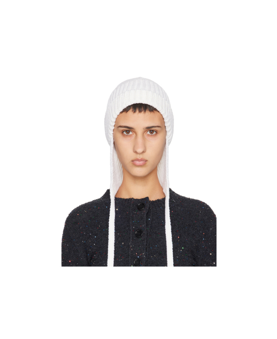 Marni Logo Woolen Hat In Multicolor