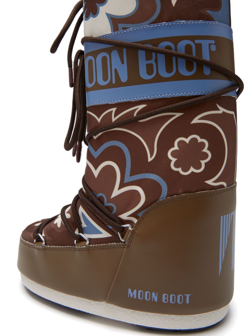 MOON BOOT ICON FLORAL-PRINT BOOTS