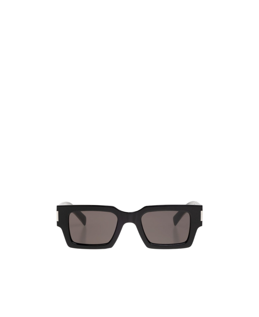 Saint Laurent Sl 572 Logo Sunglasses In Gray