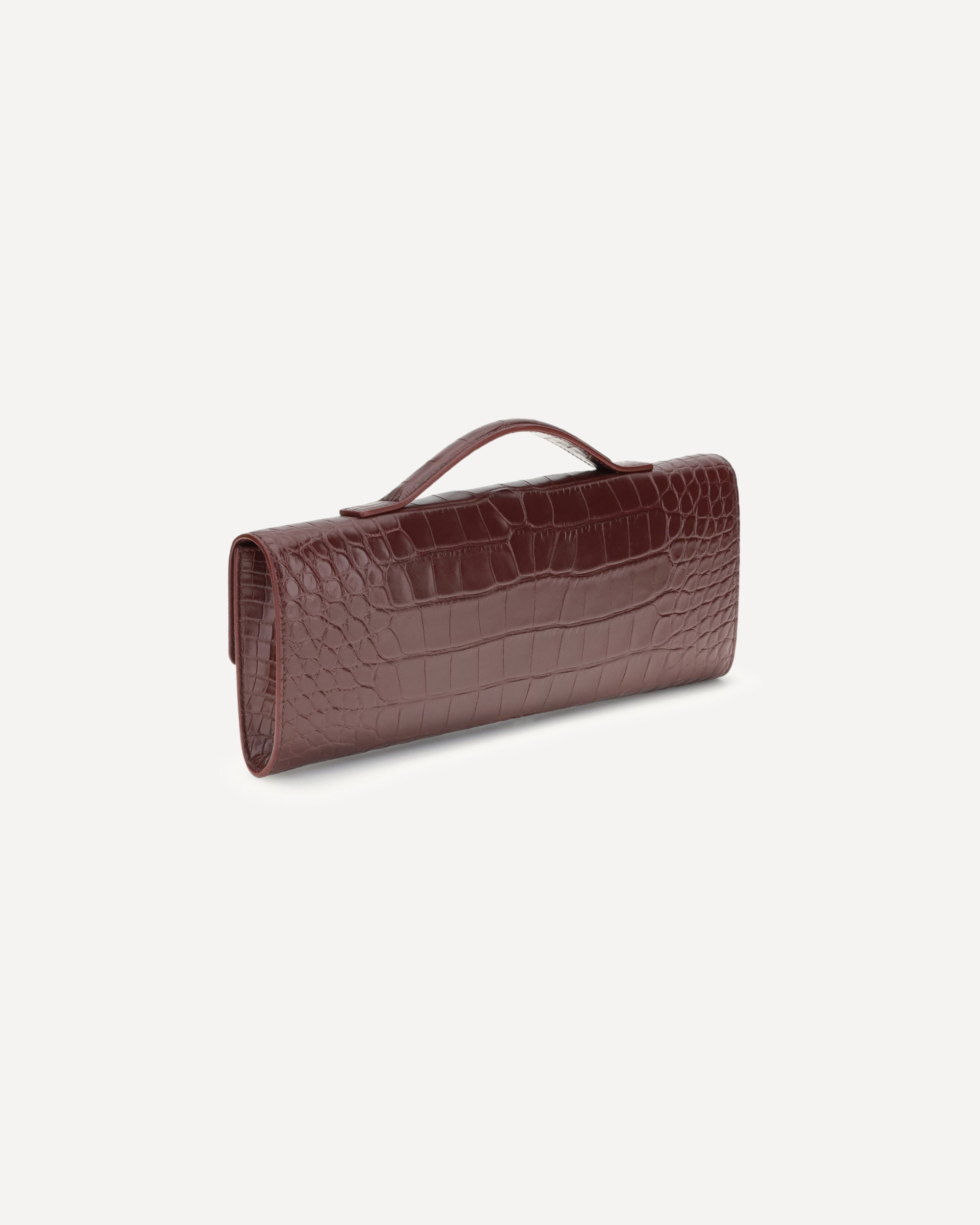 Bottega Veneta Rectangular Clutch In Red