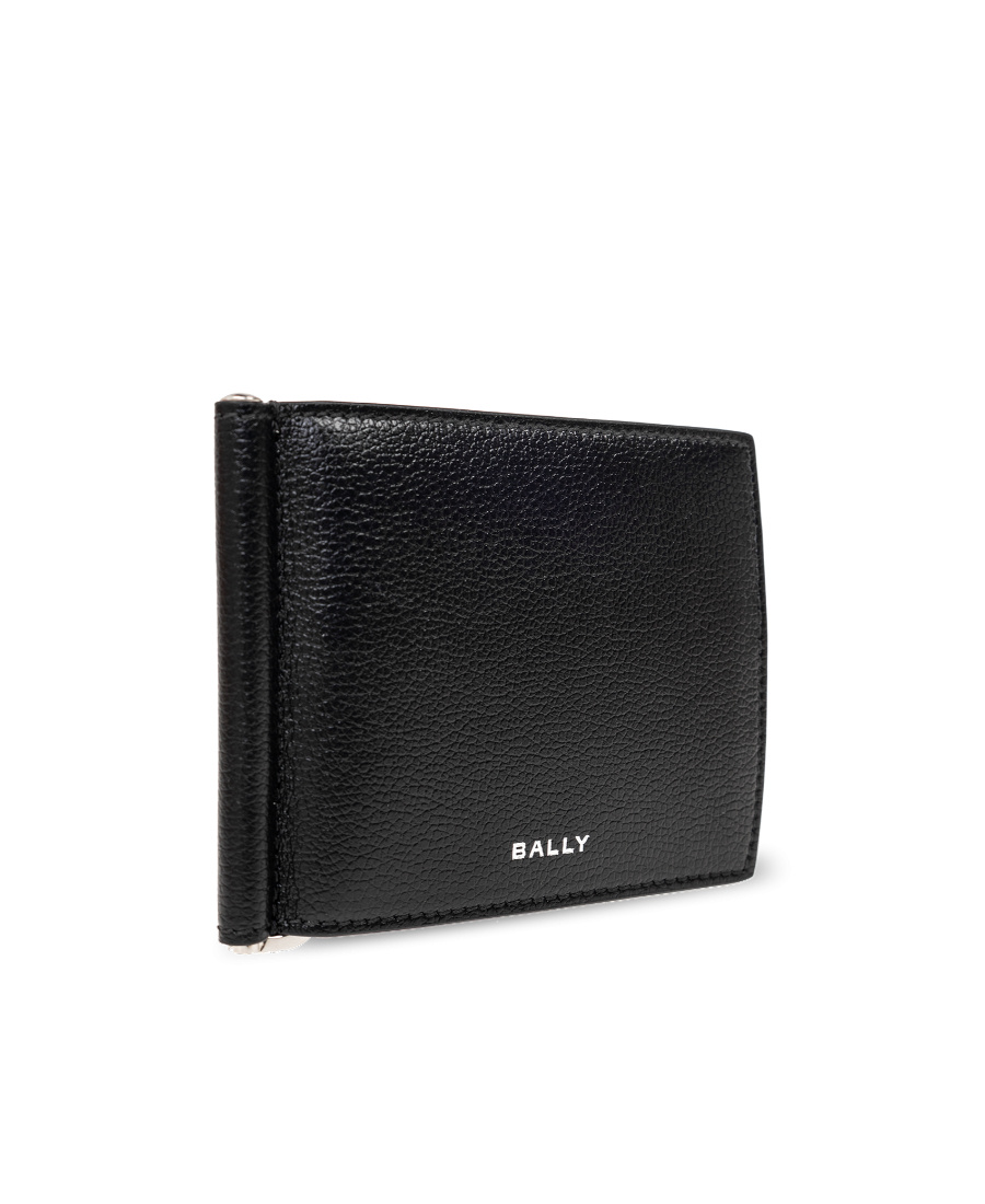 Bally Logo Folding Wallet In Black