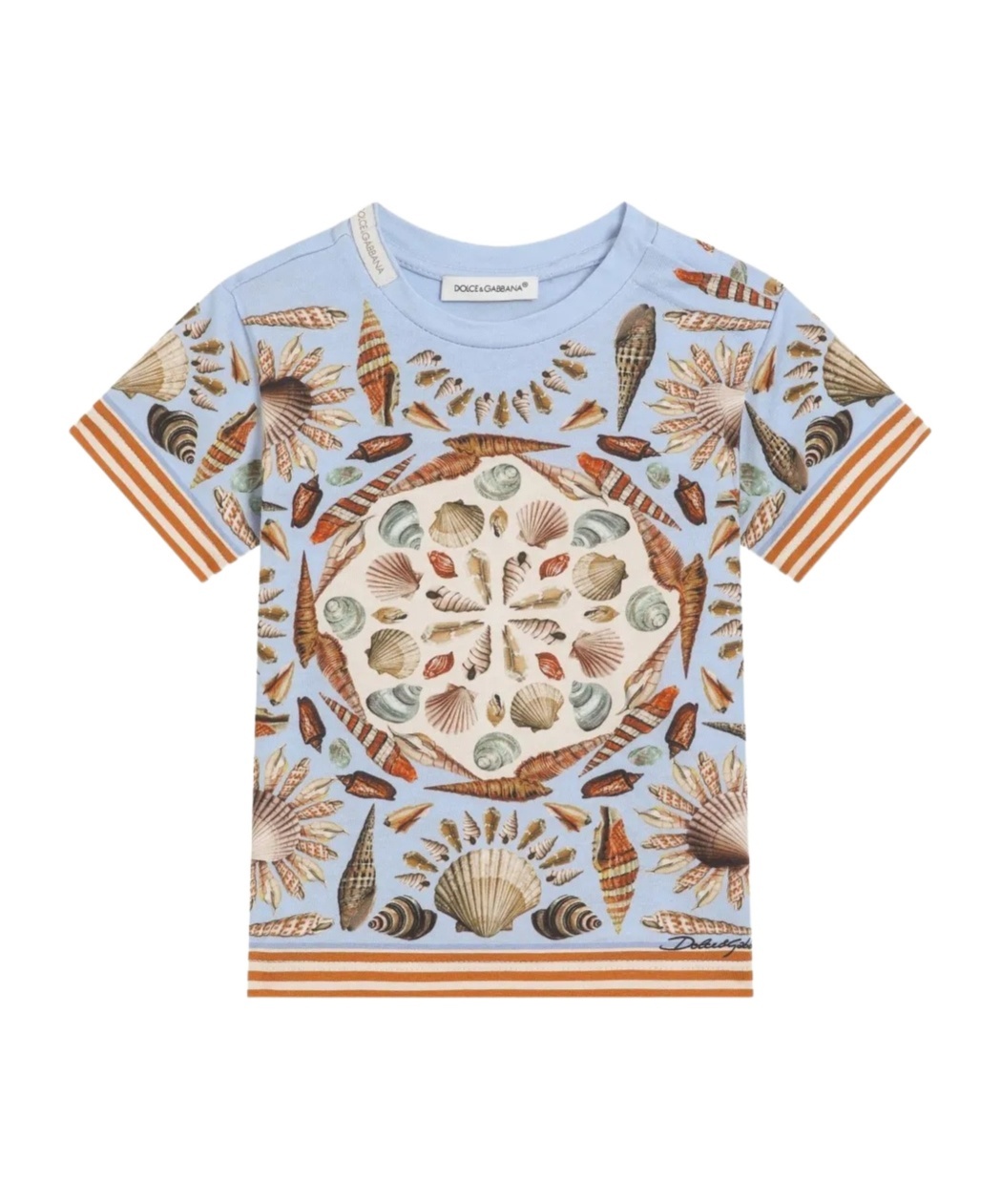 Dolce & Gabbana Short Sleeve T-shirt In Multi
