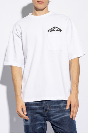 Dsquared2 Loose Fit T-shirt In White