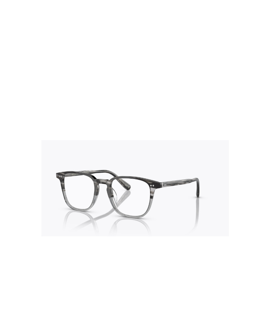 Oliver Peoples Geometric Frame Flat Mirror In Gray